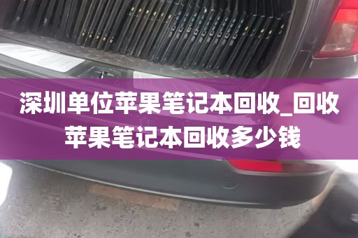 深圳单位苹果笔记本回收_回收 苹果笔记本回收多少钱